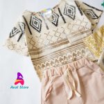 ست یقه کوبایی گلیمی - Image 3