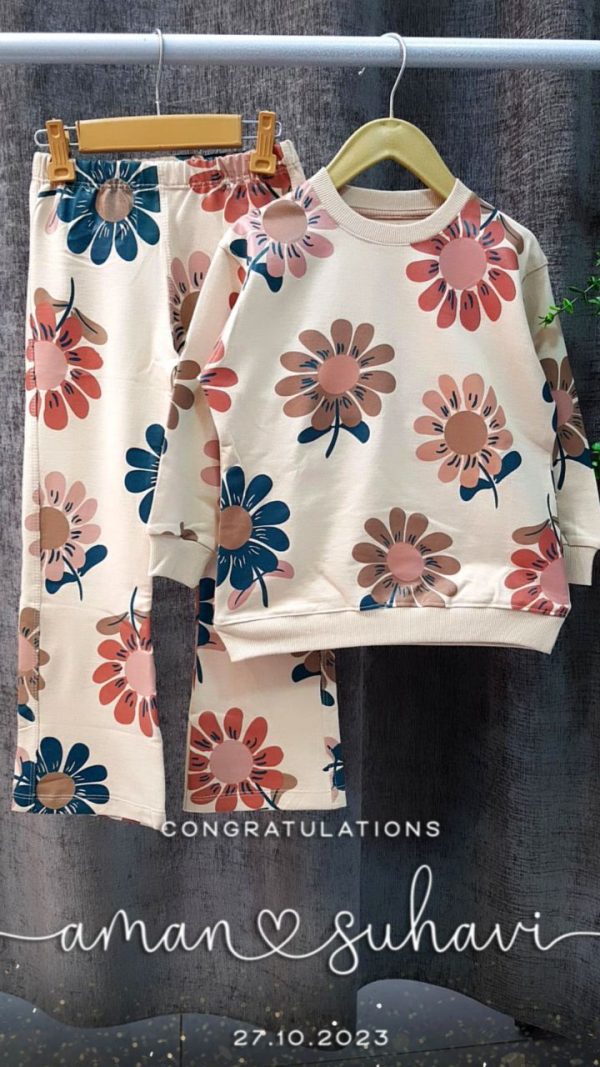 ست برگ با شلوار دمپا - Image 2