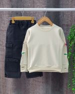 بلوز شلوار کارگو گل - Image 3