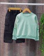 بلوز شلوار کارگو گل - Image 5