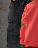 بلوز شلوار کارگو گل - Image 11