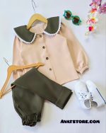 شومیز شلوار یقه دلبری - Image 5