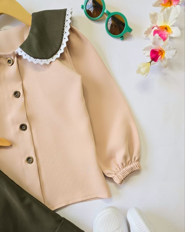 شومیز شلوار یقه دلبری - Image 4