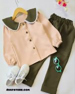 شومیز شلوار یقه دلبری