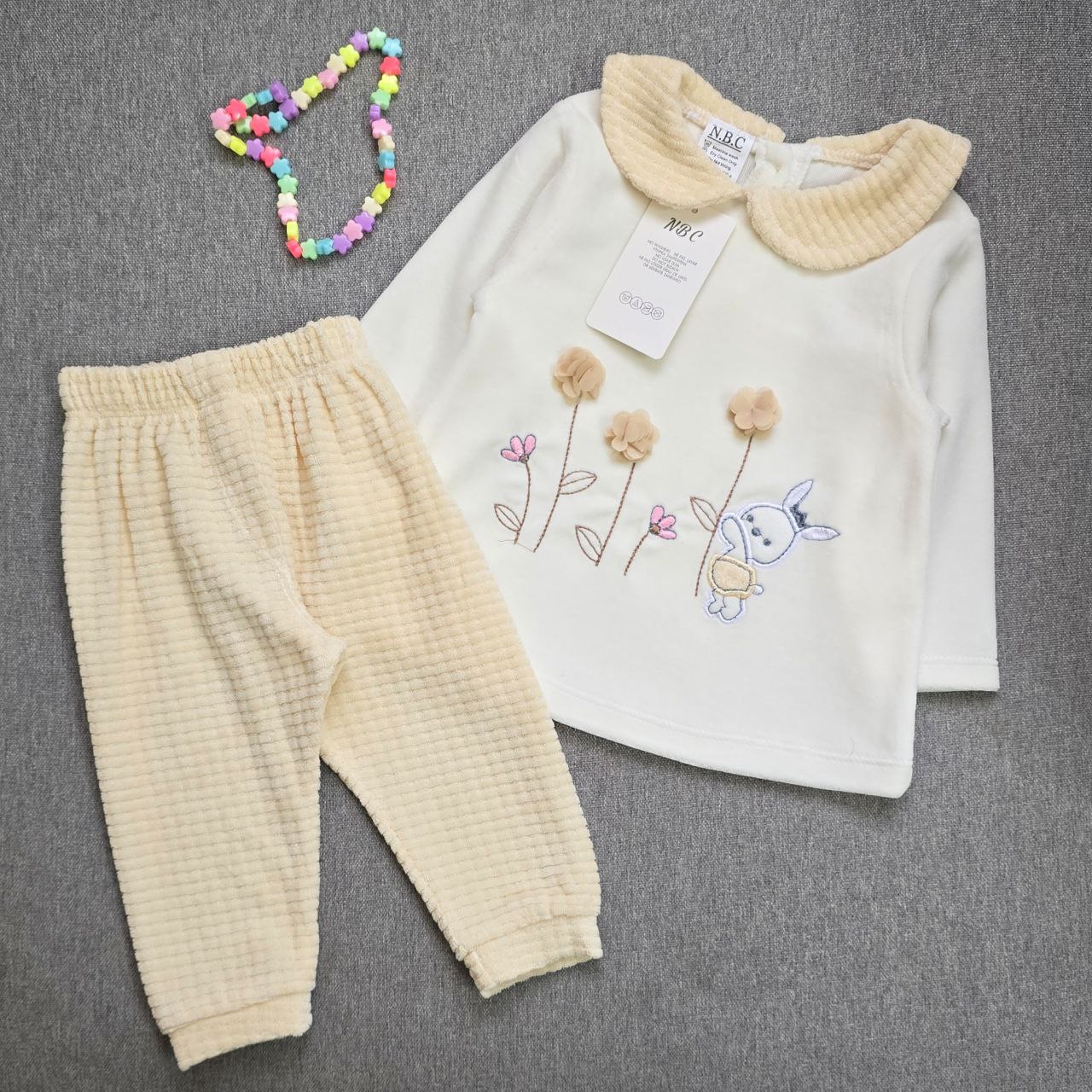 IMG_20241106_181403_902 ست نوزادی مخمل خرگوشی - Image 1