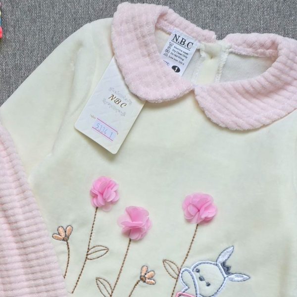 ست نوزادی مخمل خرگوشی - Image 8