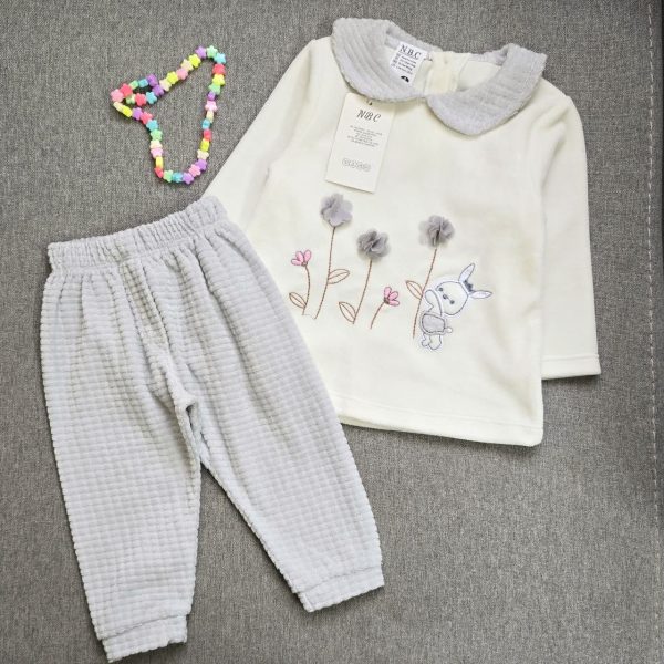 ست نوزادی مخمل خرگوشی - Image 2