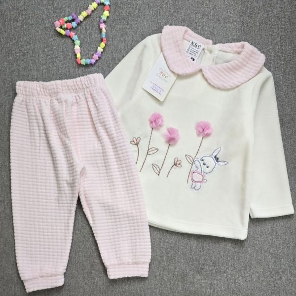 ست نوزادی مخمل خرگوشی - Image 3