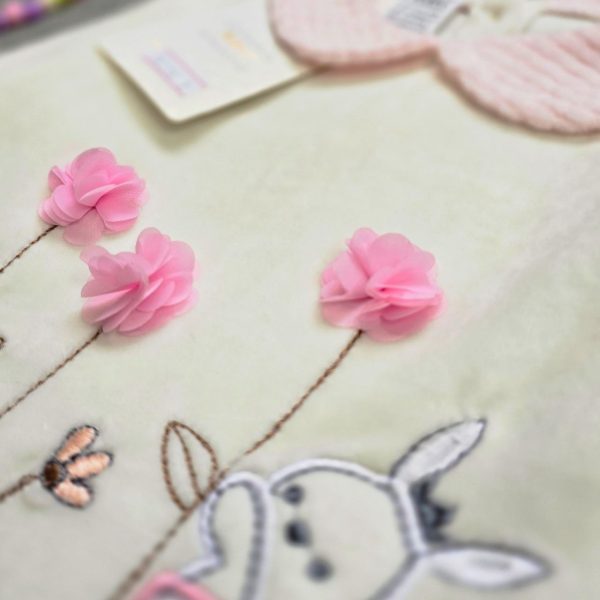 ست نوزادی مخمل خرگوشی - Image 5