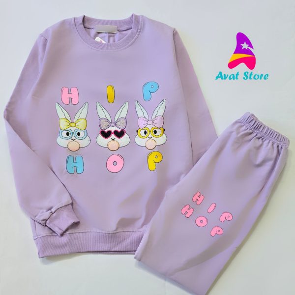 ست دخترانه سایز بزرگ سه خرگوش - Image 3