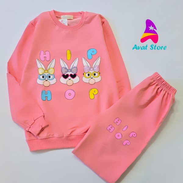 ست دخترانه سایز بزرگ سه خرگوش - Image 2