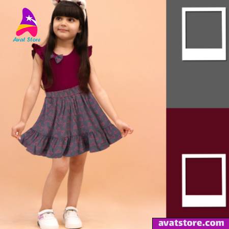 ترکیب رنگ های گرم در لباس کودک