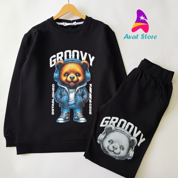 ست بلوز شلوار پسرانه تدی - Image 3