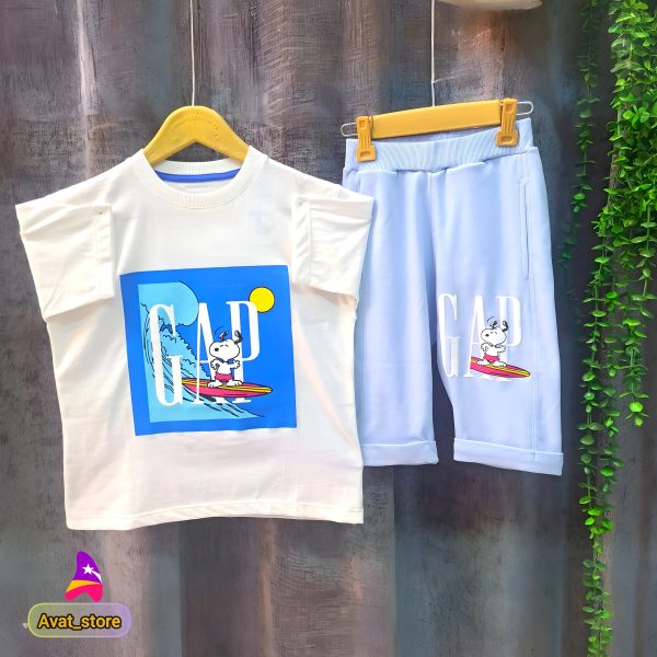 تیشرت شلوارک اسنوپی - Image 2