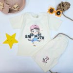 تیشرت شرتک دخترانه پاپیون - Image 5