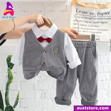 ست لباس پسرانه کودکانه مخصوص تولد و مهمانی