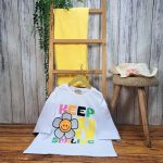 کراپ شلوارک دخترانه آفتابگردون