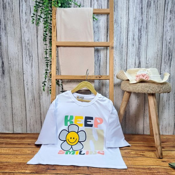 کراپ شلوارک دخترانه آفتابگردون - Image 4