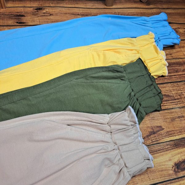 کراپ شلوارک دخترانه آفتابگردون - Image 5