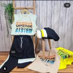 ست پسرانه تابستانی تاپ و شلوارک هانی - Image 4