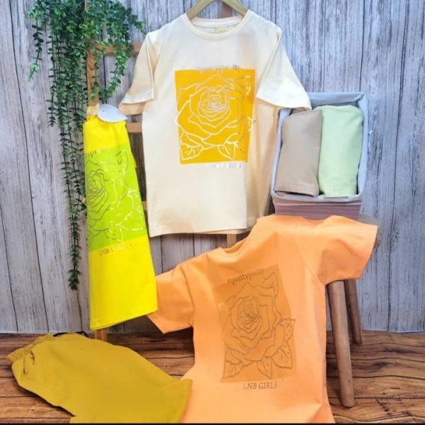 ست دخترانه تابستانی گل - Image 2