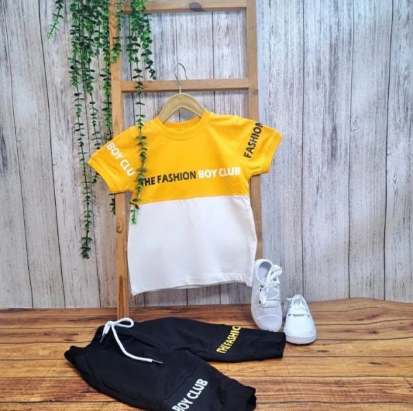 ست تیشرت شلوارک پسرانه تابستانی فشن - Image 6