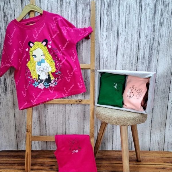 تیشرت شلوارک دخترانه تابستانی دختر - Image 6