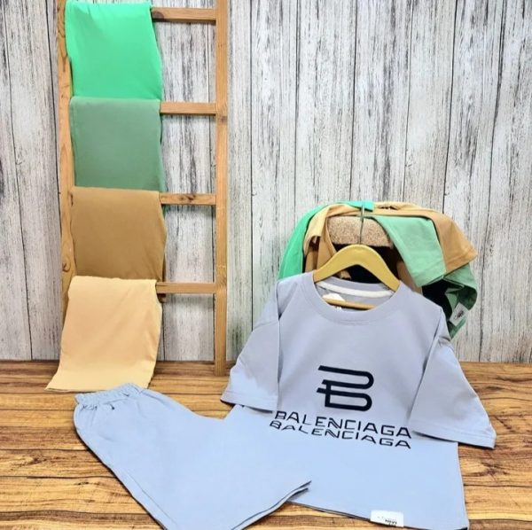 تیشرت شلوارک پسرانه تابستانی بالنسیاگا - Image 3