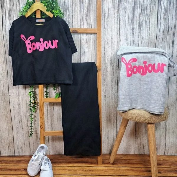 ست دخترانه تابستانی Bonjour - Image 4