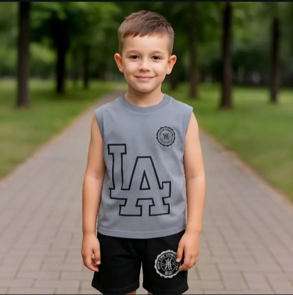 ست تاپ شلوارک پسرانه تابستانی آتلانتیک - Image 8