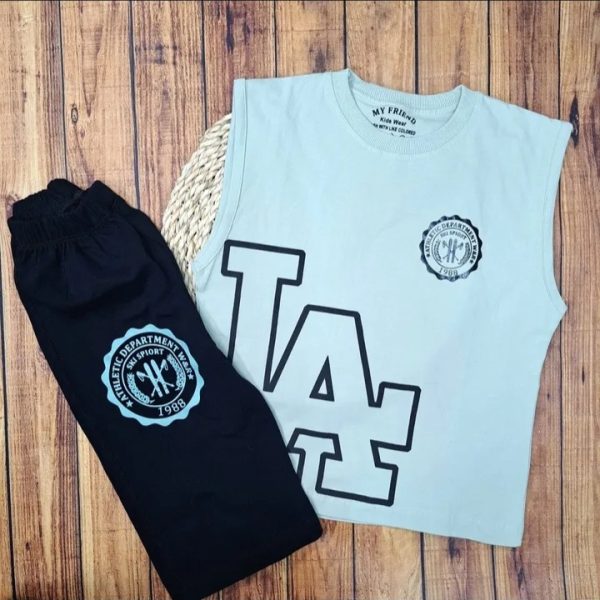 ست تاپ شلوارک پسرانه تابستانی آتلانتیک - Image 6