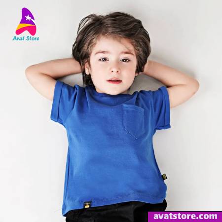 استایل با تیشرت ساده پسرانه بچه گانه