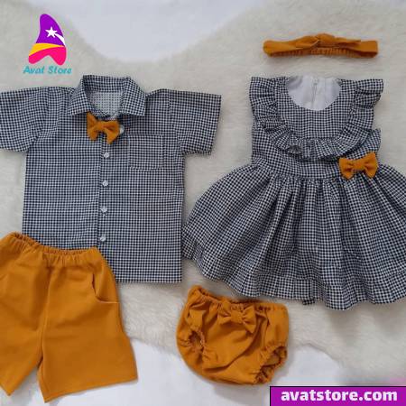 بهترین مرجع برای خرید ست لباس خواهر برادری با قیمت مناسب