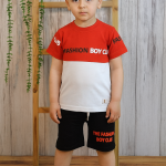 ست تیشرت شلوارک پسرانه تابستانی فشن