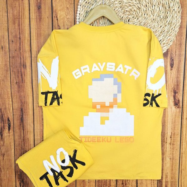 ست تی‌شرت شلوارک پسرانه NO TASK - Image 6