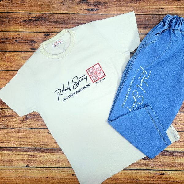 ست تی‌شرت شلوارک پسرانه سنتی - Image 2