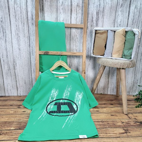 ست تی‌شرت شلوارک پسرانه دیزل - Image 4