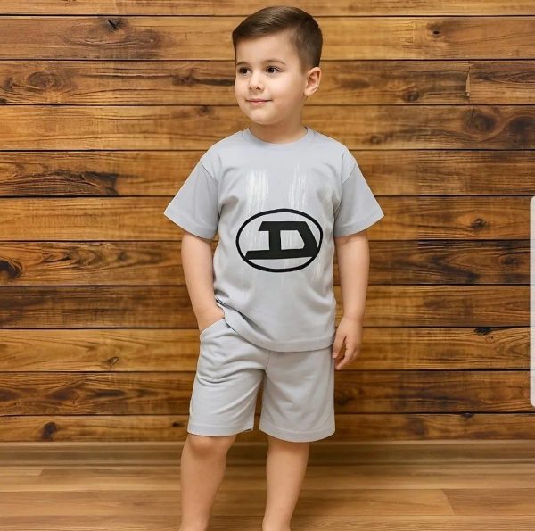 ست تی‌شرت شلوارک پسرانه دیزل - Image 8