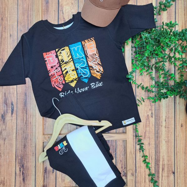 ست تی‌شرت شلوارک پسرانه بایک - Image 6