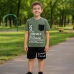 تی شرت شلوارک پسرانه تابستانی آیلی