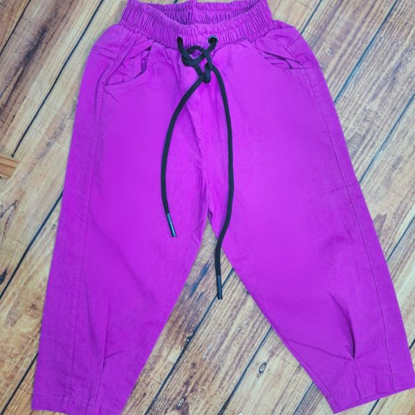 ست دخترانه تی شرت شلوار کتان گربه - Image 3