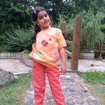 ست دخترانه تی شرت شلوار کتان گربه