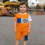 ست تیشرت و شلوارک پسرانه "MY GAME"