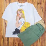 ست تی‌شرت شلوار دخترانه girl - Image 4