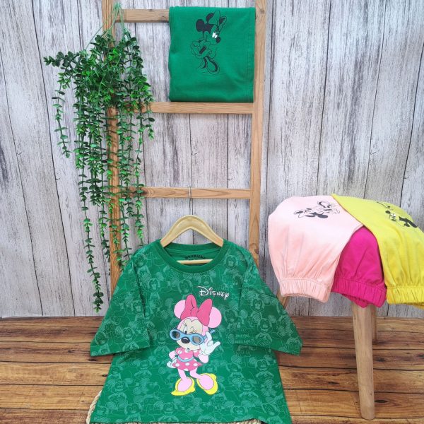 ست تی‌شرت شلوارک دخترانه میکی موس - Image 2
