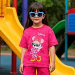 ست تی‌شرت شلوارک دخترانه میکی موس