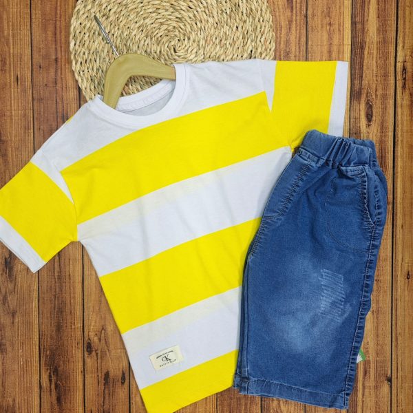 ست تی شرت شلوارک جامبو رینگر - Image 11