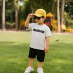 ست تی‌شرت شلوارک کتان پسرانه BALENCIA - Image 4