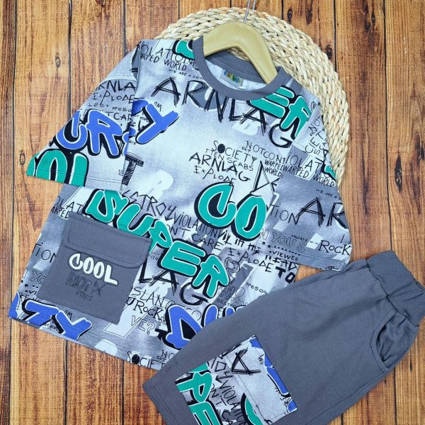 ست تابستونی پسرونه طرح cool - Image 8