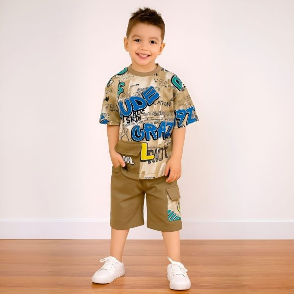 ست تابستونی پسرونه طرح cool - Image 2